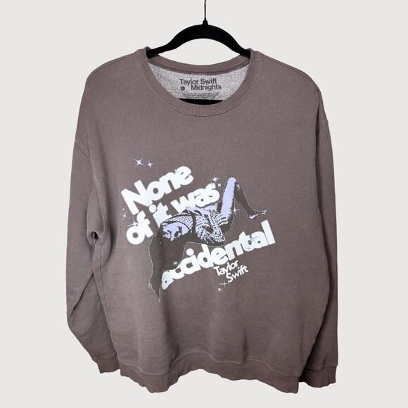 Taylor Swift 'None of It Was Accidental' Charcoal Sweatshirt, Size L - Picture 2 of 6